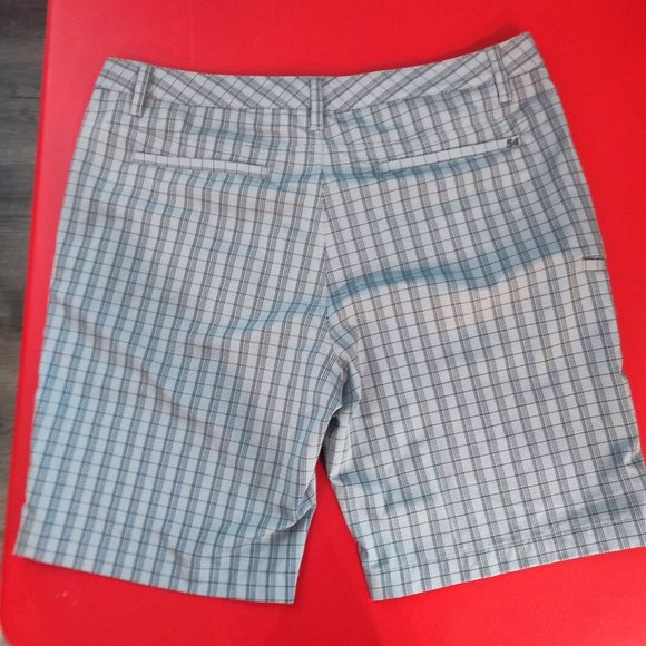 Chase 54 golf short casual grey checkered men's size 38 - Picture 3 of 10